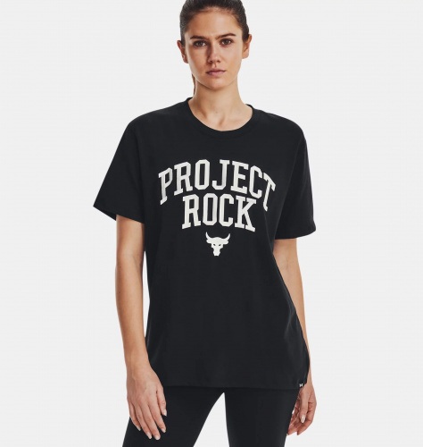 Clothing - Under Armour Project Rock Heavyweight Campus T-Shirt | Fitness 